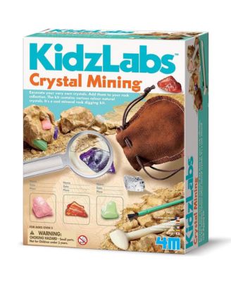 Kidzlabs Crystal Mining Kit Diy Geology Dig, Ages 5+