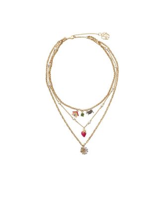  Multi-layered Charm Necklace