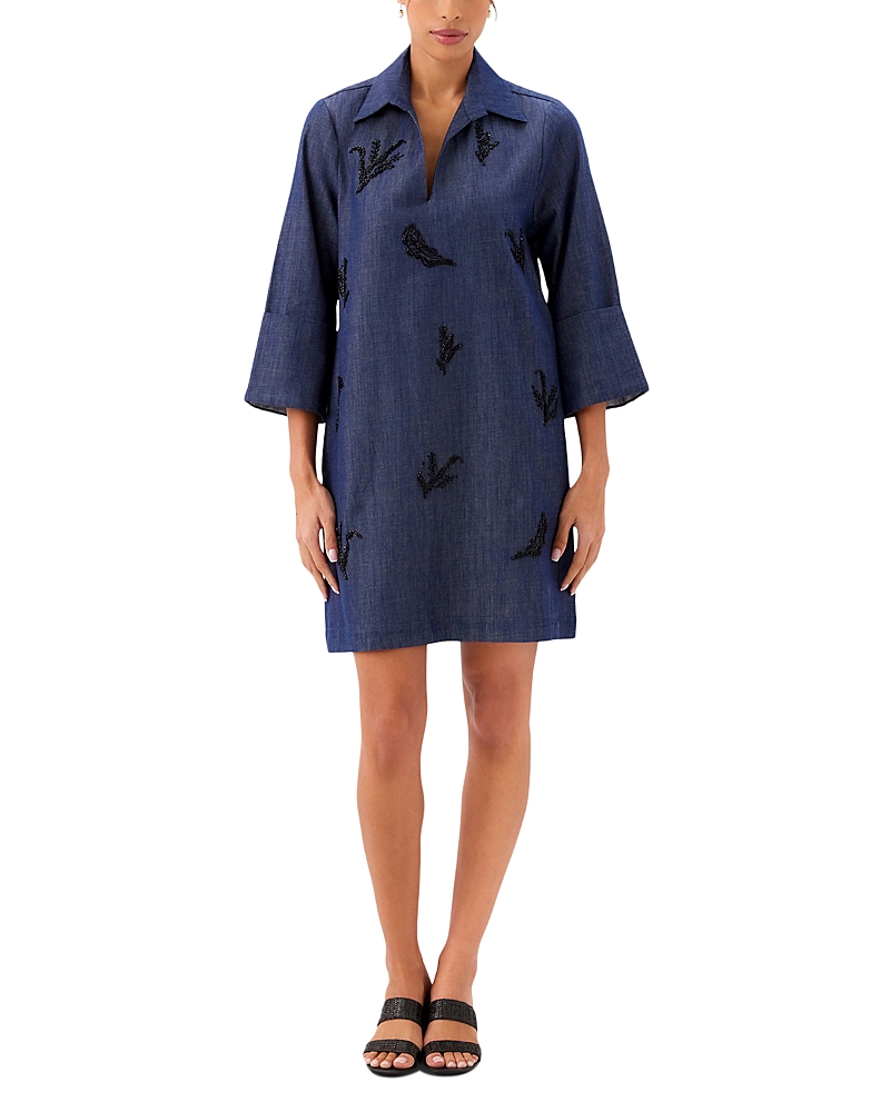 Karen Kane Beaded A Line Dress