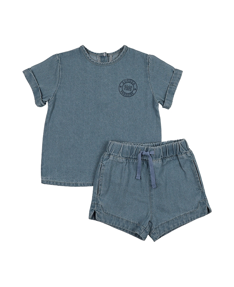 Pouf Girls' Denim Set - Little Kid