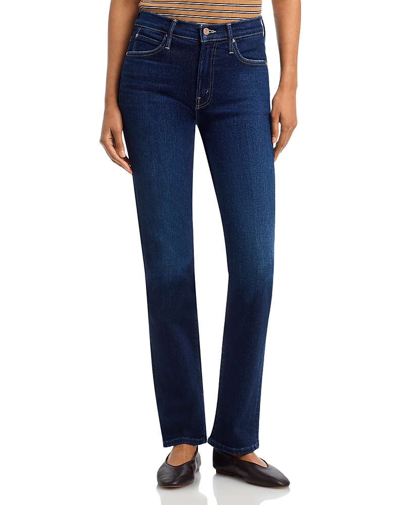 Mother The Rascal Mid Rise Skimp Jeans in Hard Stop