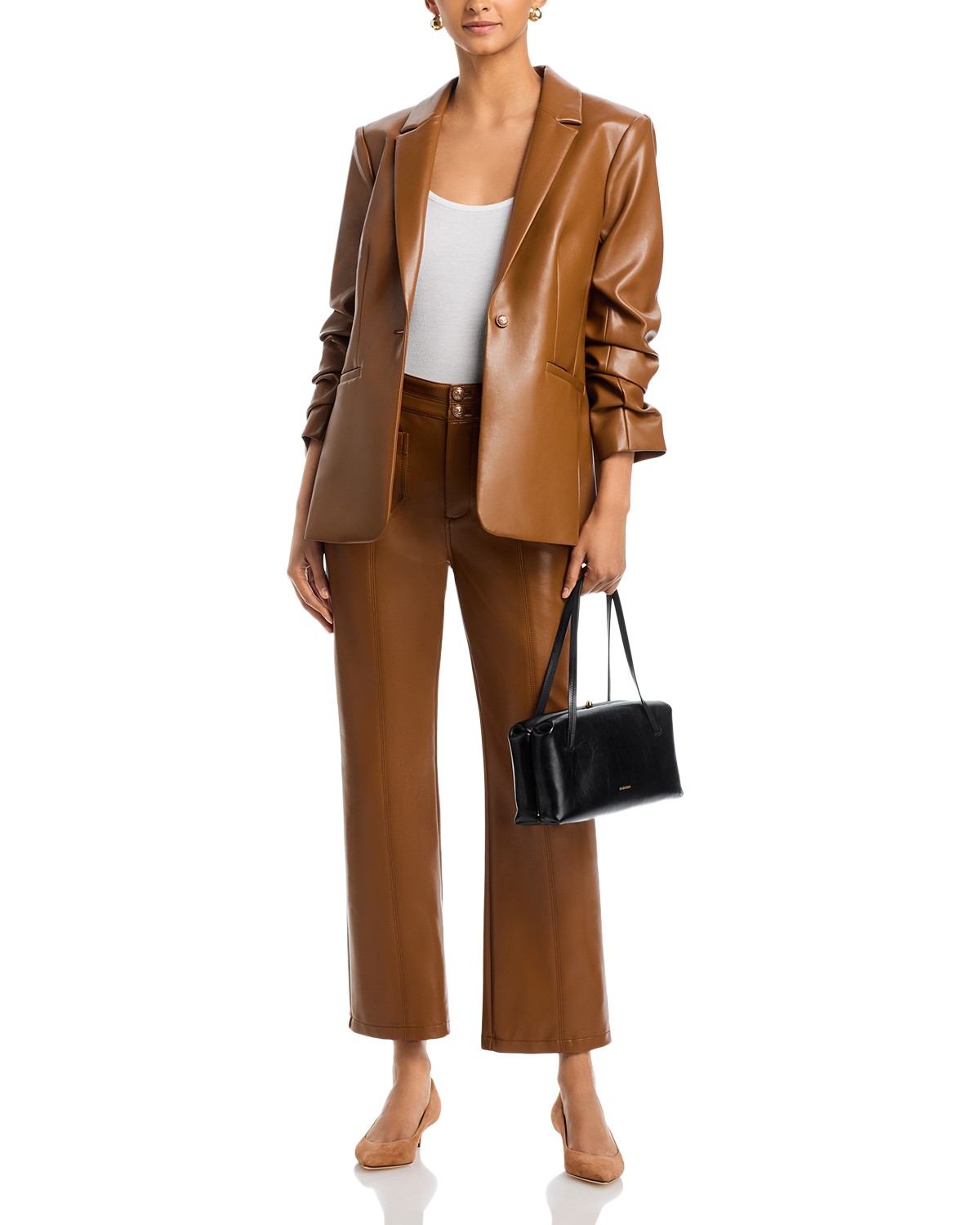 Kylie Faux Leather Jacket & Doroth Faux Leather Pants