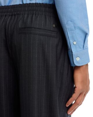 Burberry Pinstriped Wool Track Pants | Bloomingdale's Men