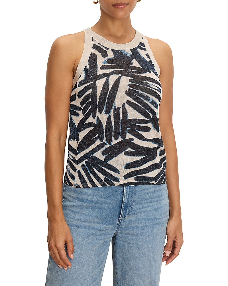 Nic+Zoe Painted Palms Sweater Tank