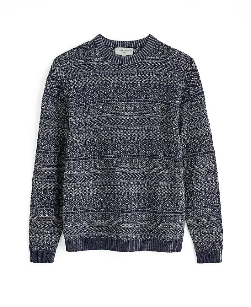 Seasalt Cornwall Men's Carter Rock Crew Neck Jumper