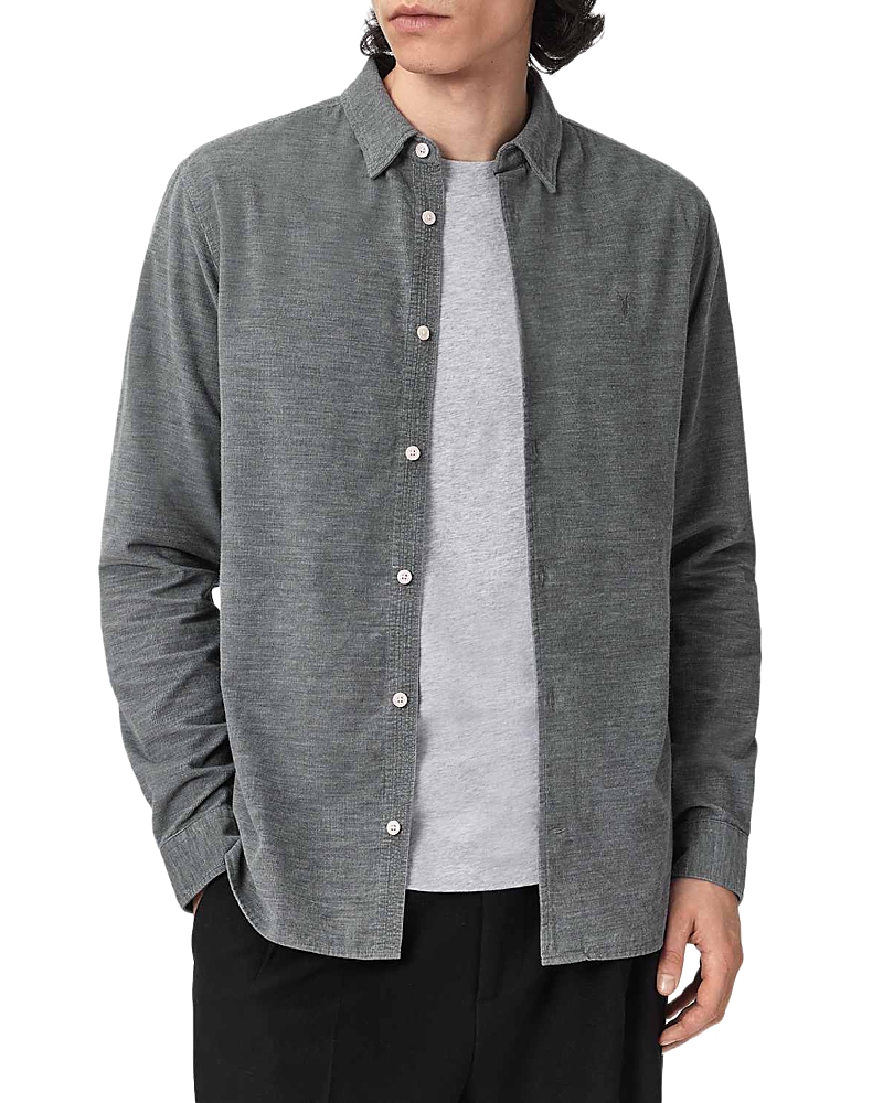 Allsaints Lorella Relaxed Fit Textured Shirt