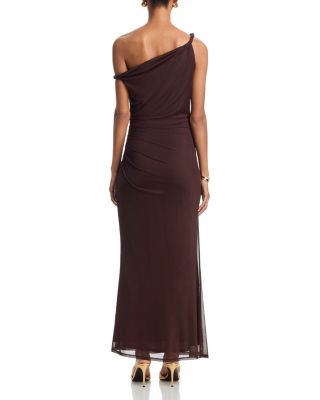 Mesh Twist Maxi Dress - Exclusive - thumbnail 4
