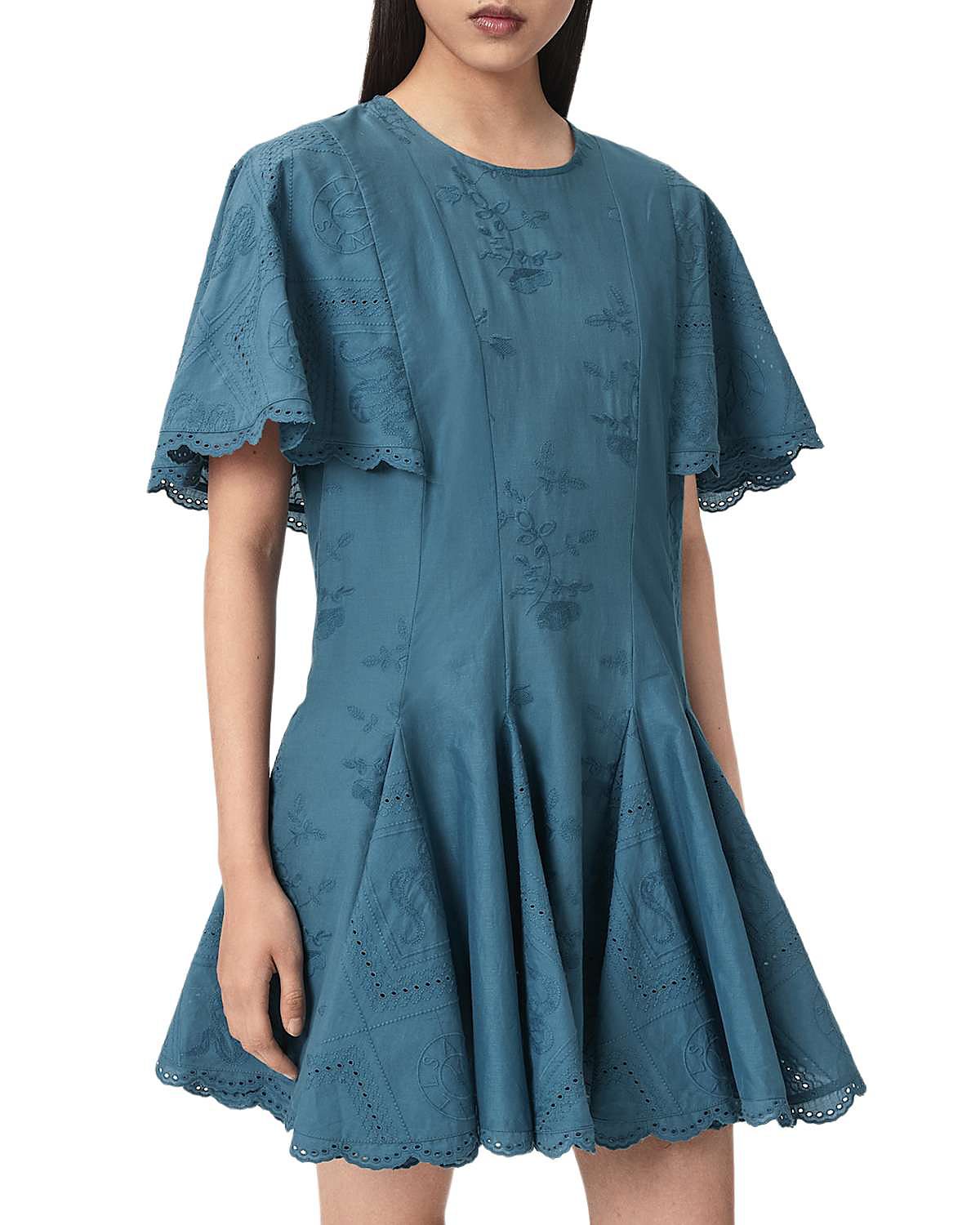 Allsaints Corla Embroidered Dress