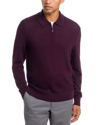 Extrafine Merino Wool Zip Sweater Polo - Exclusive