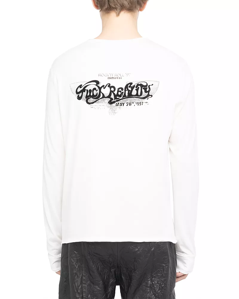 Zadig & Voltaire Monastir Long Sleeve Henley Tee
