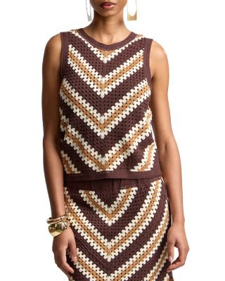 Chevron Crochet Top