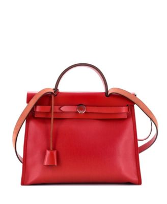 31 Herbag Zip Berline Vache Canvas and Leather