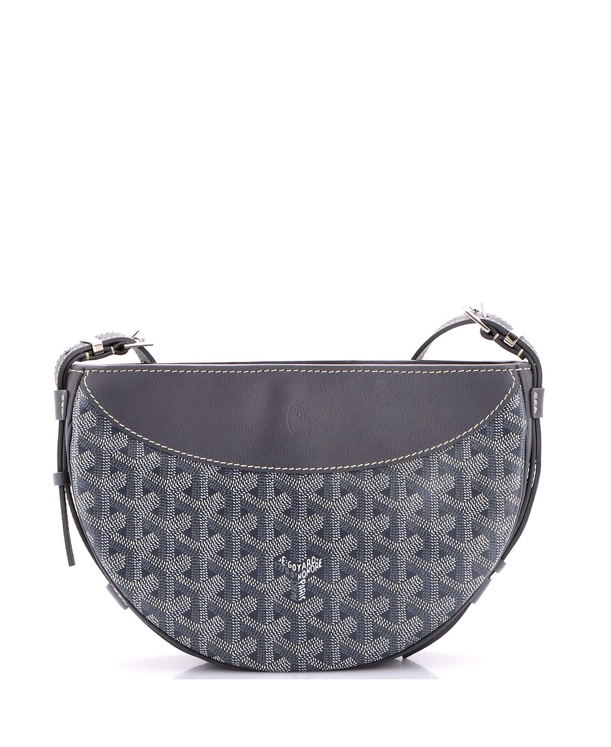 Pre-Owned Goyard Hirondelle Shoulder Bag Coated Canvas and Leather