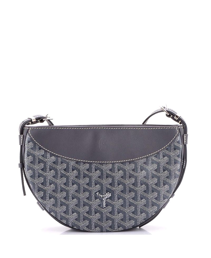 Pre-Owned Goyard Hirondelle Shoulder Bag Coated Canvas and Leather