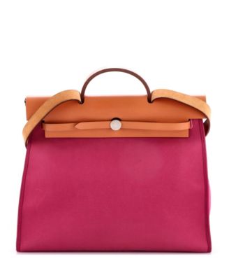 39 Herbag Zip Leather and Toile