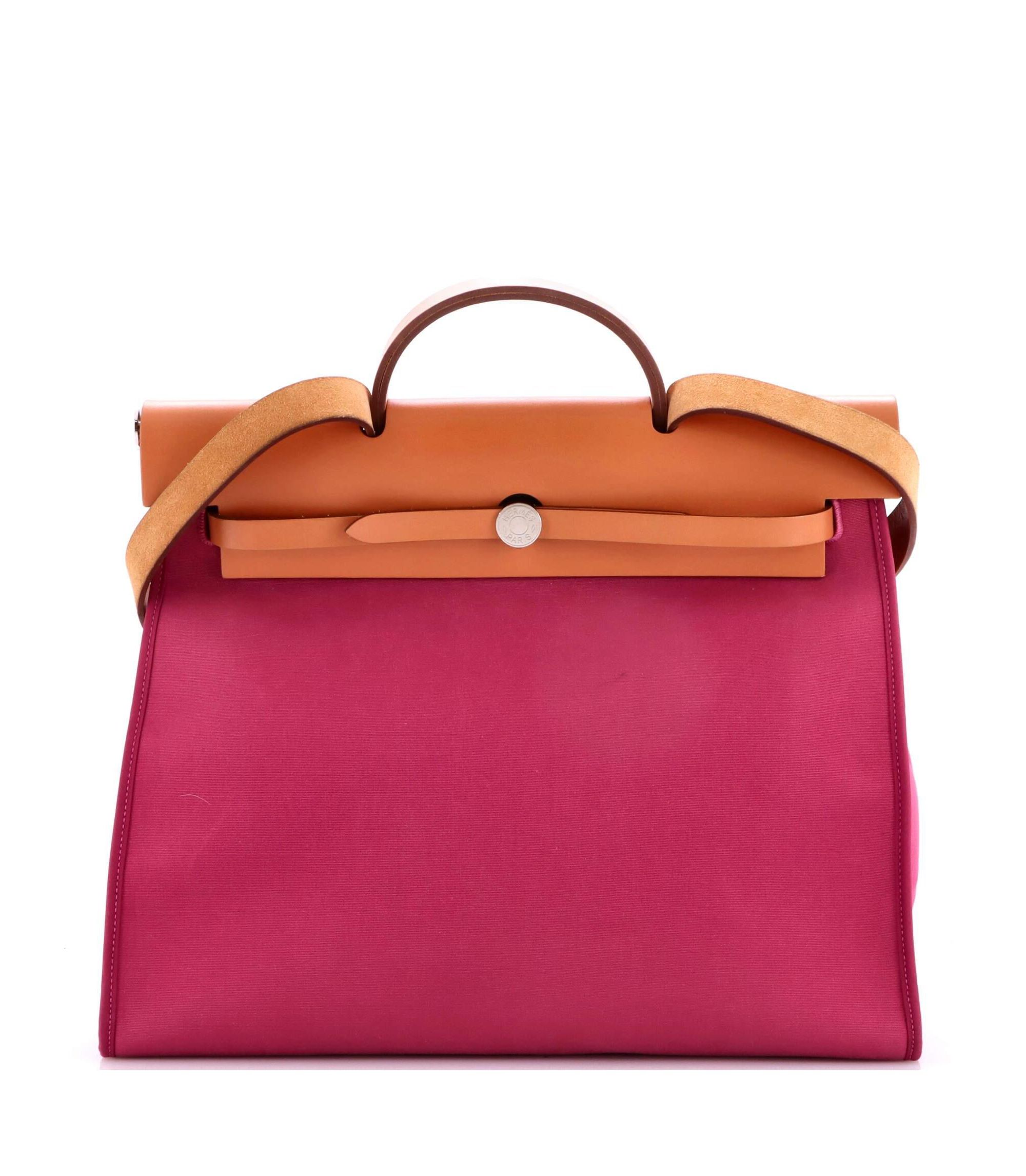 39 Herbag Zip Leather and Toile - Image 1