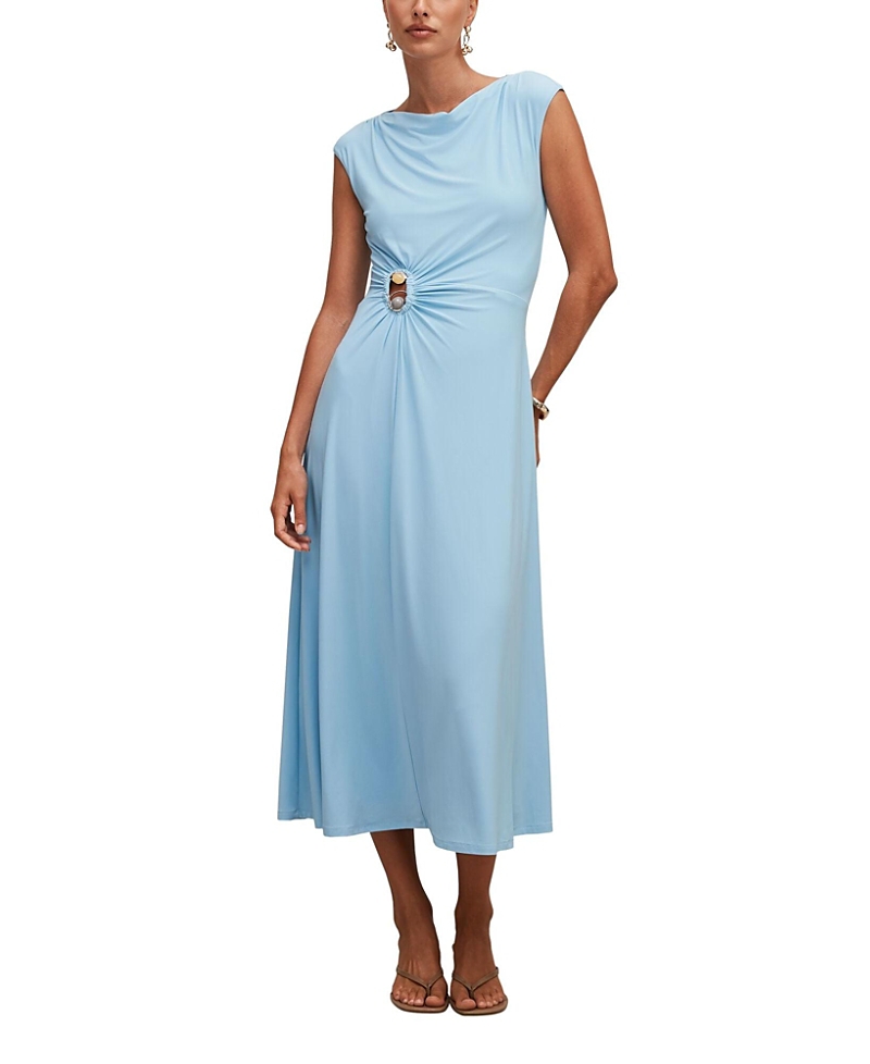 Ever New Women's Alaia Gathered Hardware Midi Dress