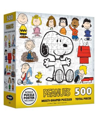  Roseart Mini Shaped Peanuts 500 Piece Puzzle, Ages 8+