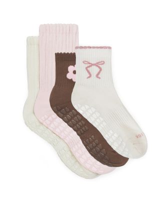  Ballerine Set Grip Socks, Set of 4