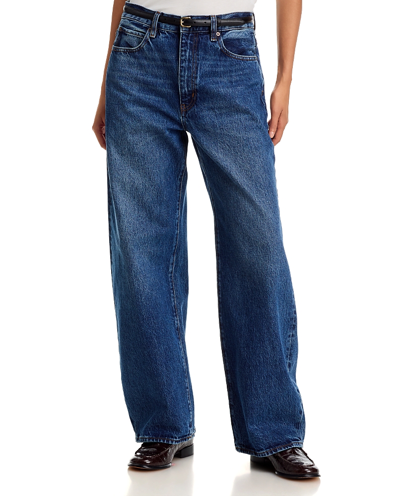 Frame The Bow High Rise Jeans in Obscura