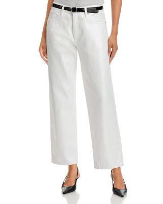 The Coated Hanger Straight Jeans in Pearl