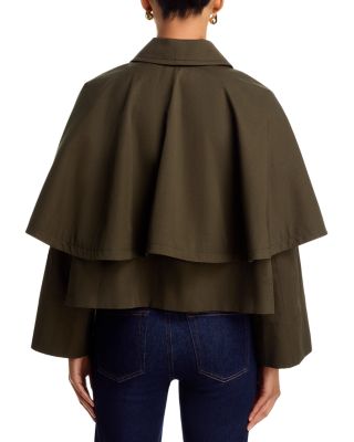 The Paddock Cotton Cape Jacket - thumbnail 4