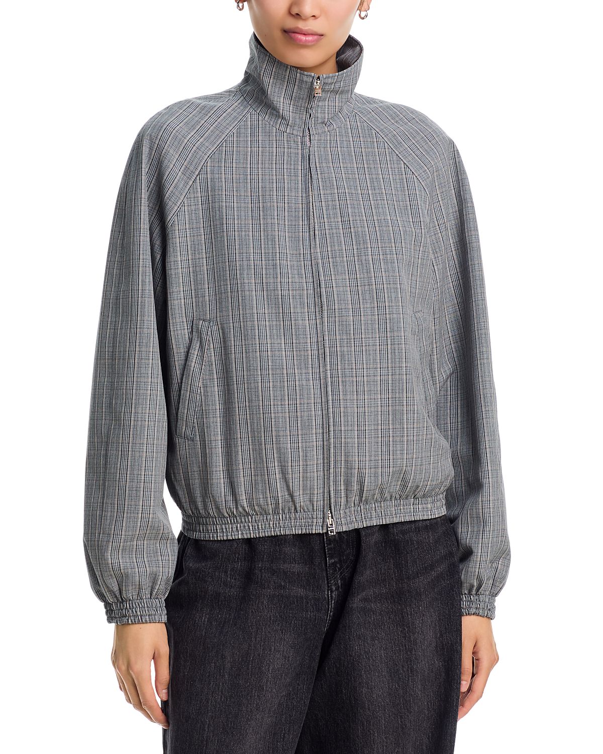 Acne Studios Plaid Bomber Jacket