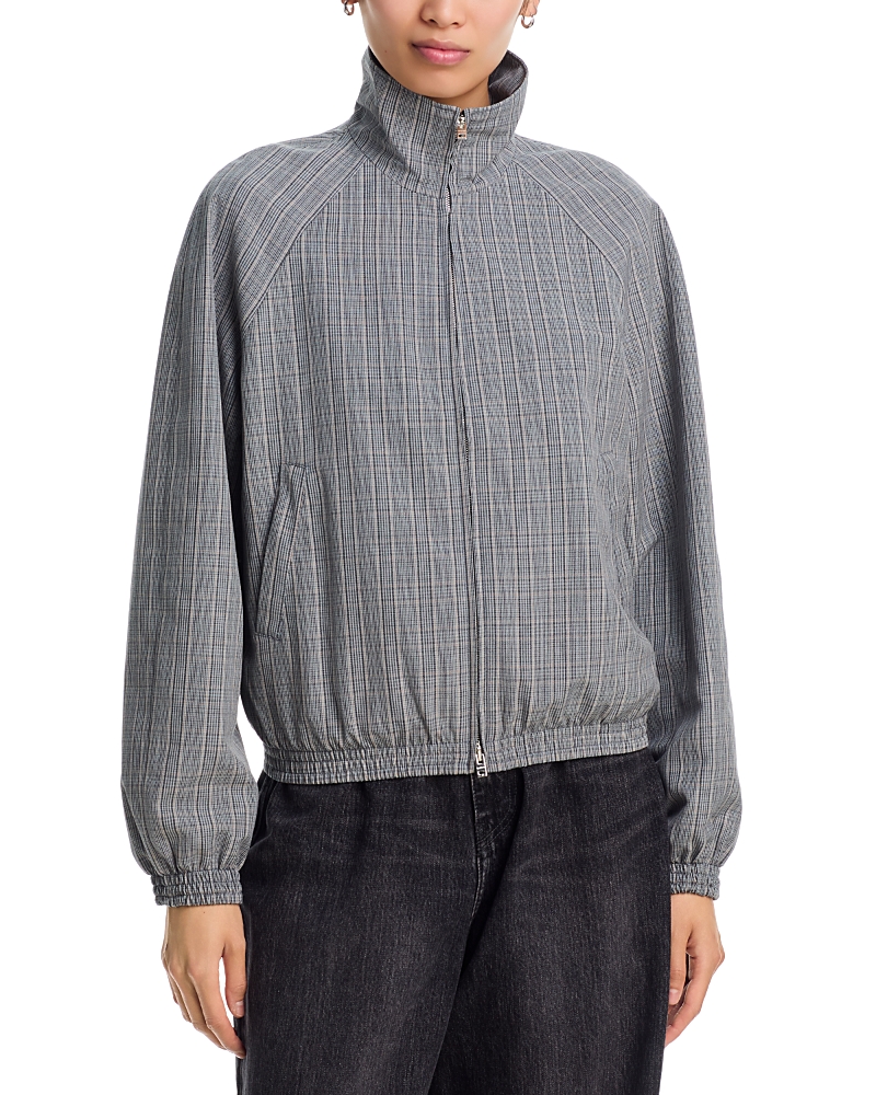Acne Studios Plaid Bomber Jacket