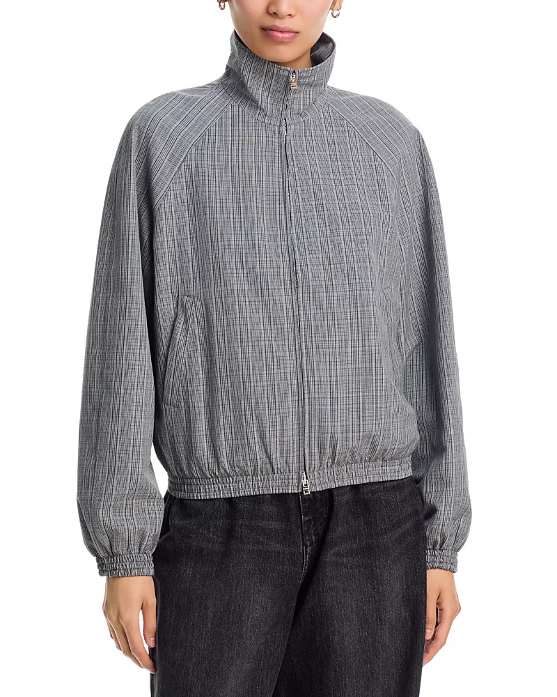Acne Studios Plaid Bomber Jacket