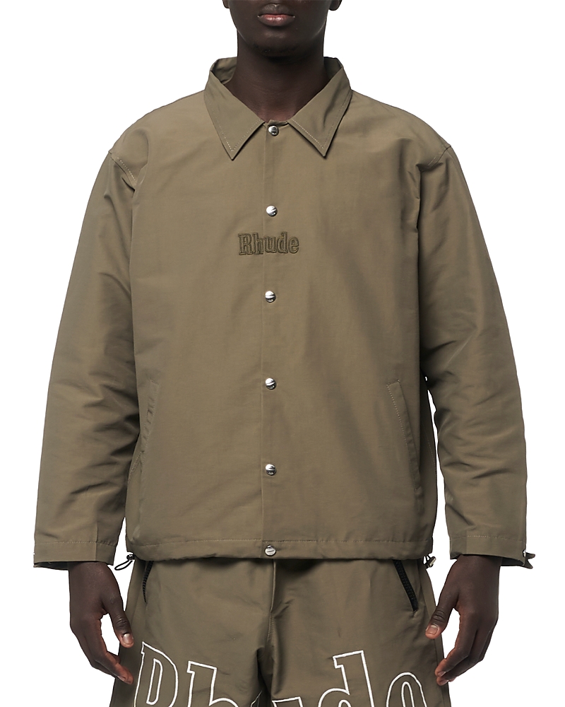 R H U D E Logo Coaches Jacket