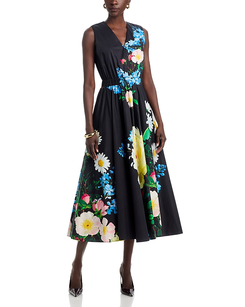 Elie Tahari The Athena Moon Flower Dress