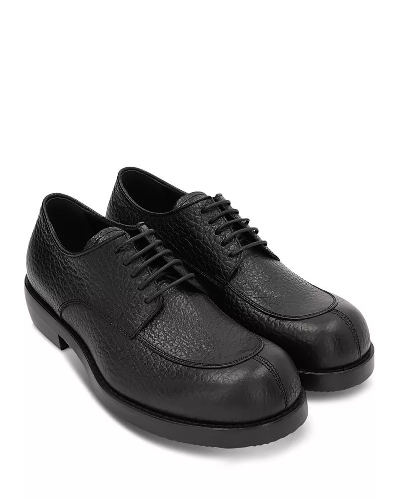 Dries Van Norten Men's Leather Workwear Derby Shoes