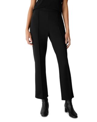 High Rise Ankle Kick Flare Pants