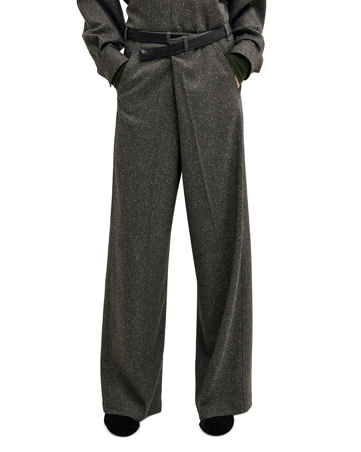 Darkpark Gaia Belted Wide Leg Pants