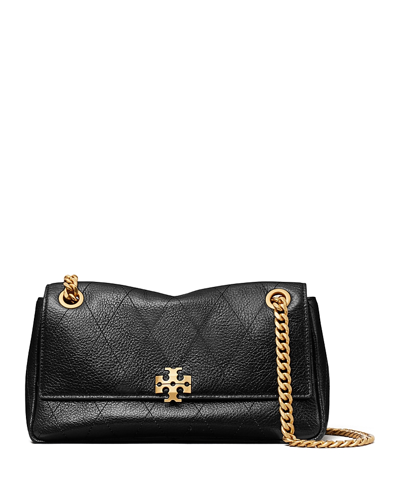 Tory Burch Charlie Small Quilted Leather Shoulder Bag