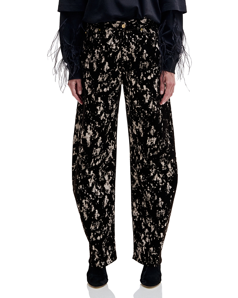 Darkpark Kris-Camou Flock Barrel Jeans