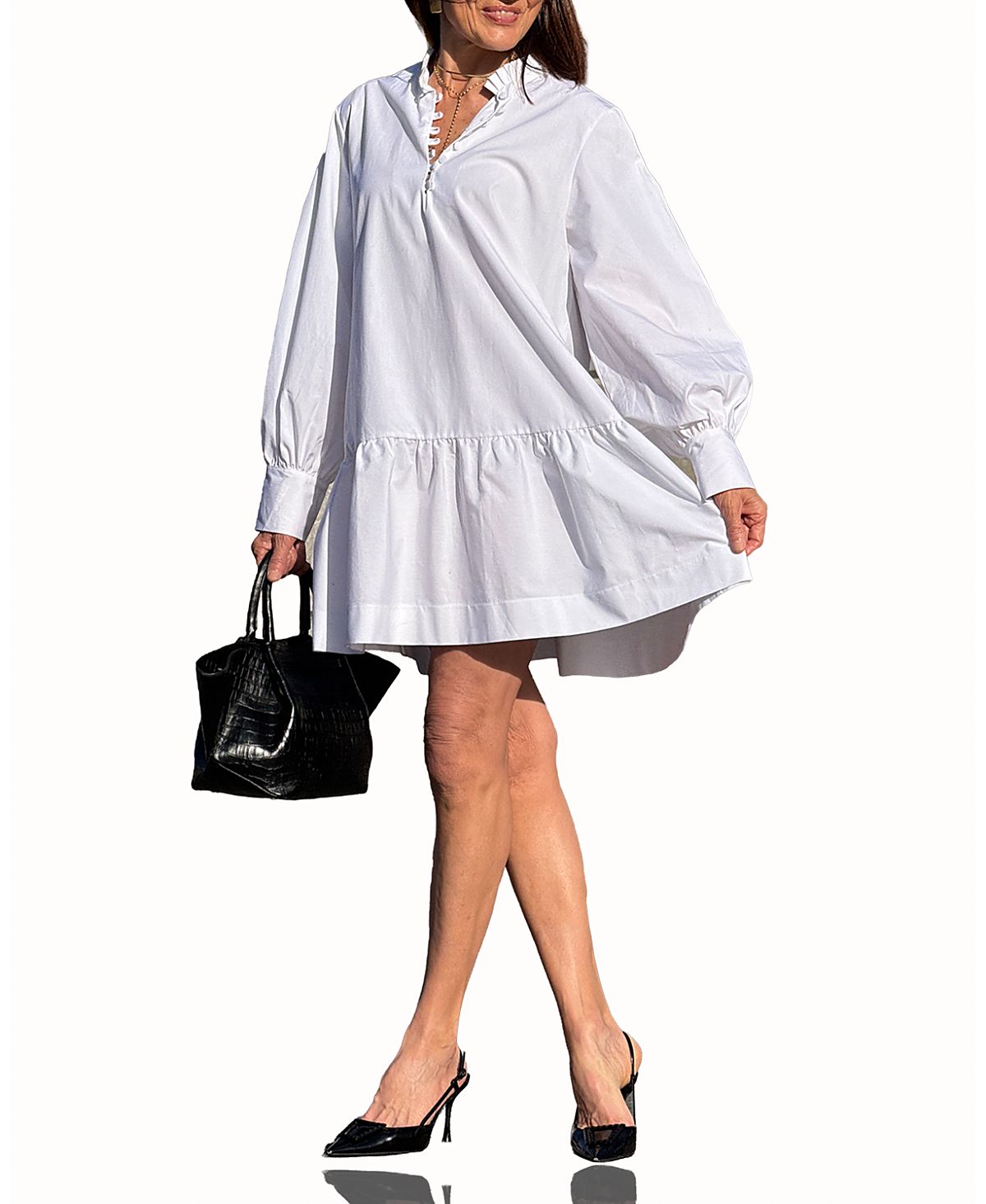 Marielle Stokkelaar Agnes Long Sleeve Dress