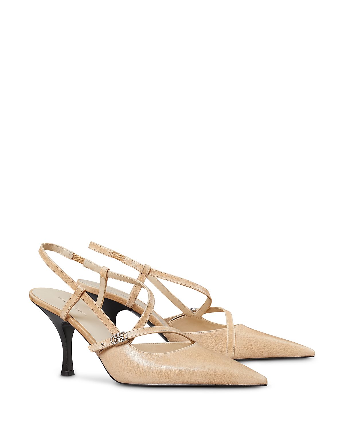 Tory Burch Women's Double T Buckle Strap Pumps
