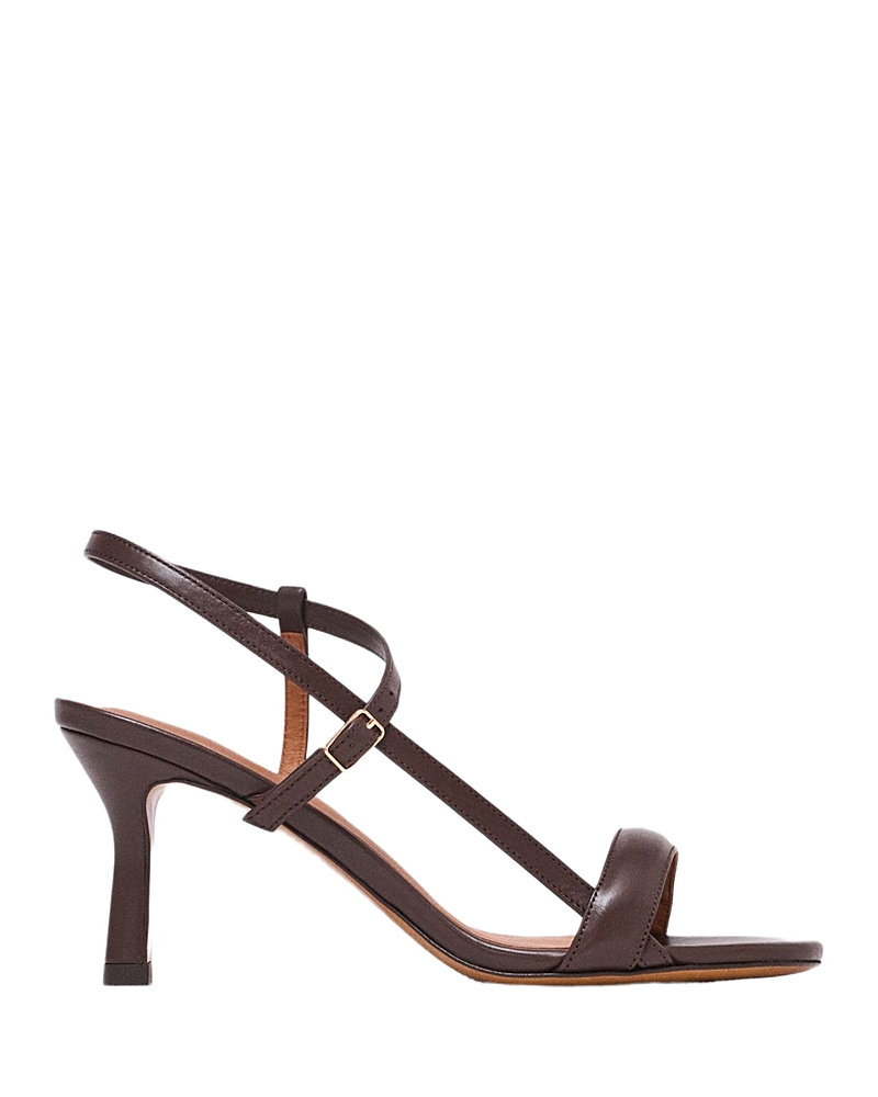 Maje Women's Strappy Leather High Heel Sandals