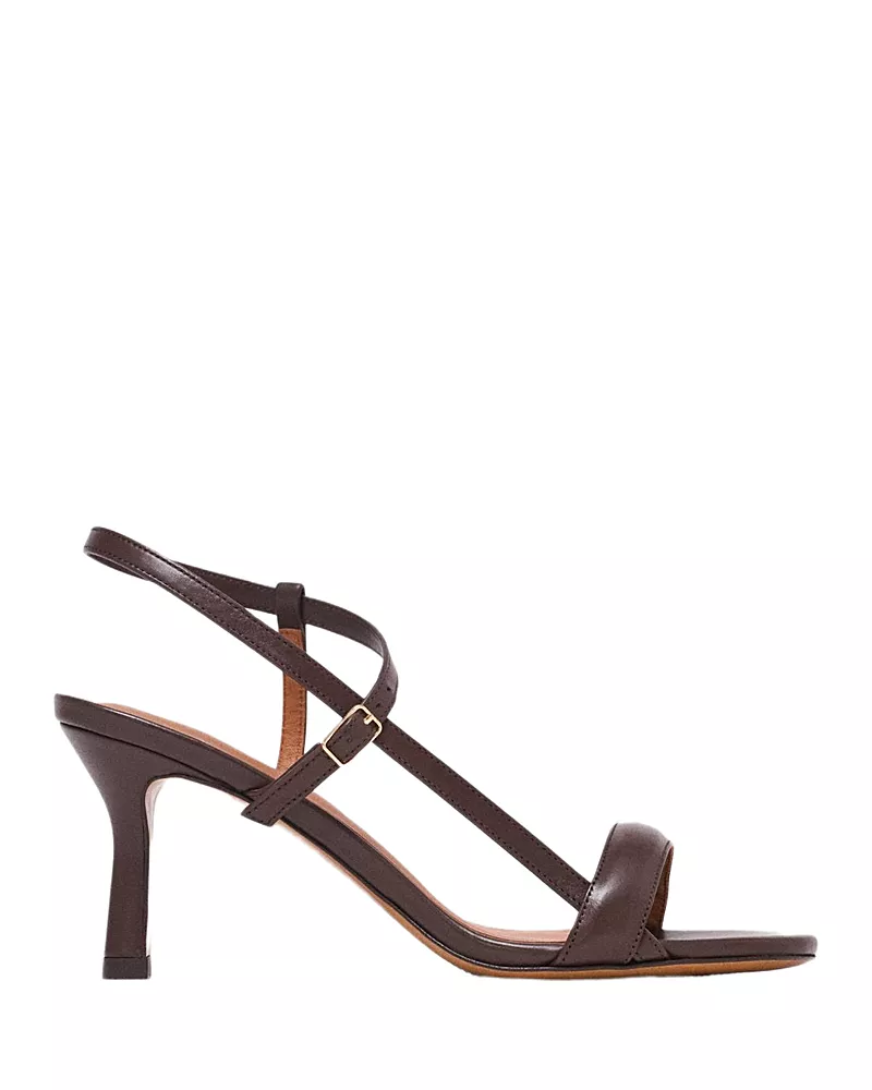 Maje Women's Strappy Leather High Heel Sandals