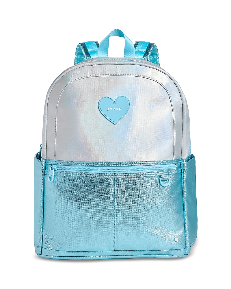State Girls' Kane Iridescent Double Pocket Backpack - Ages 7+