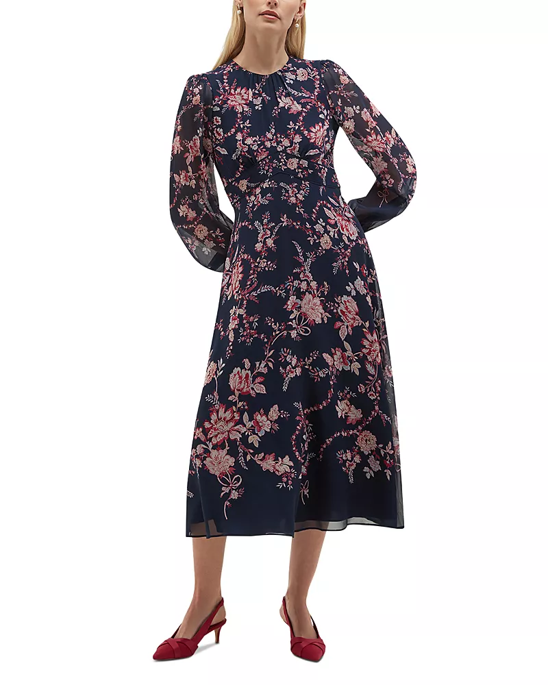 Hobbs London Petites Demi Silk Dress