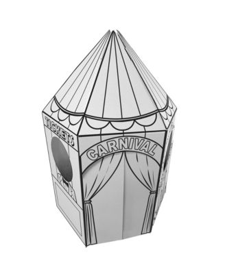  Carnival Tent Decorate & Personalize A Cardboard Play Fort, Ages 3+