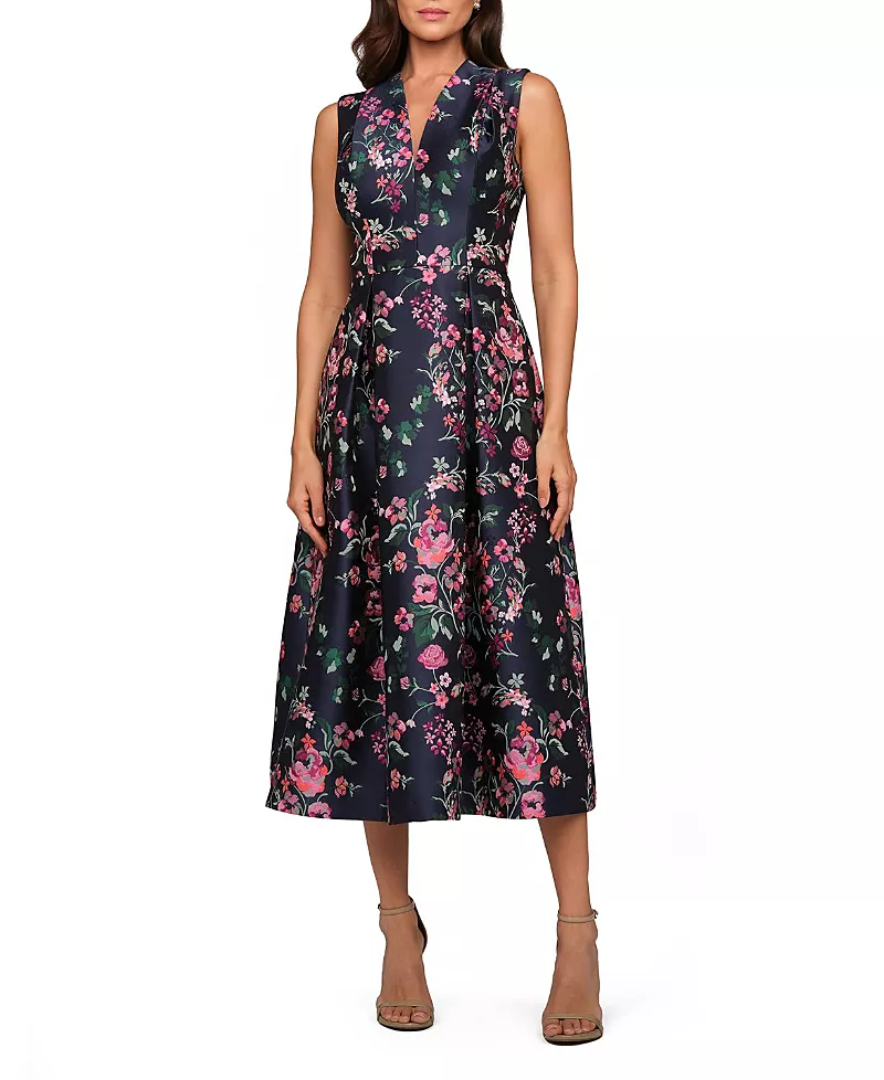 Kay Unger Rhea Tea Length Dress