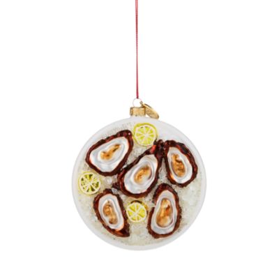 Bloomingdale's Plate Of Oysters Ornament - Exclusive In Multi