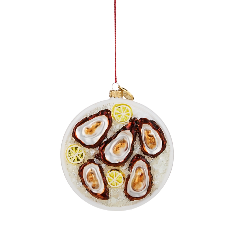Bloomingdale's Plate Of Oysters Ornament - Exclusive In Multi