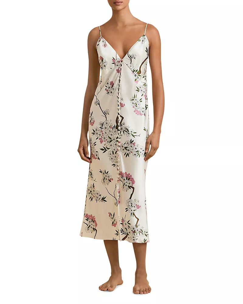 Olivia von Halle Ilse Silk Slip Nightgown