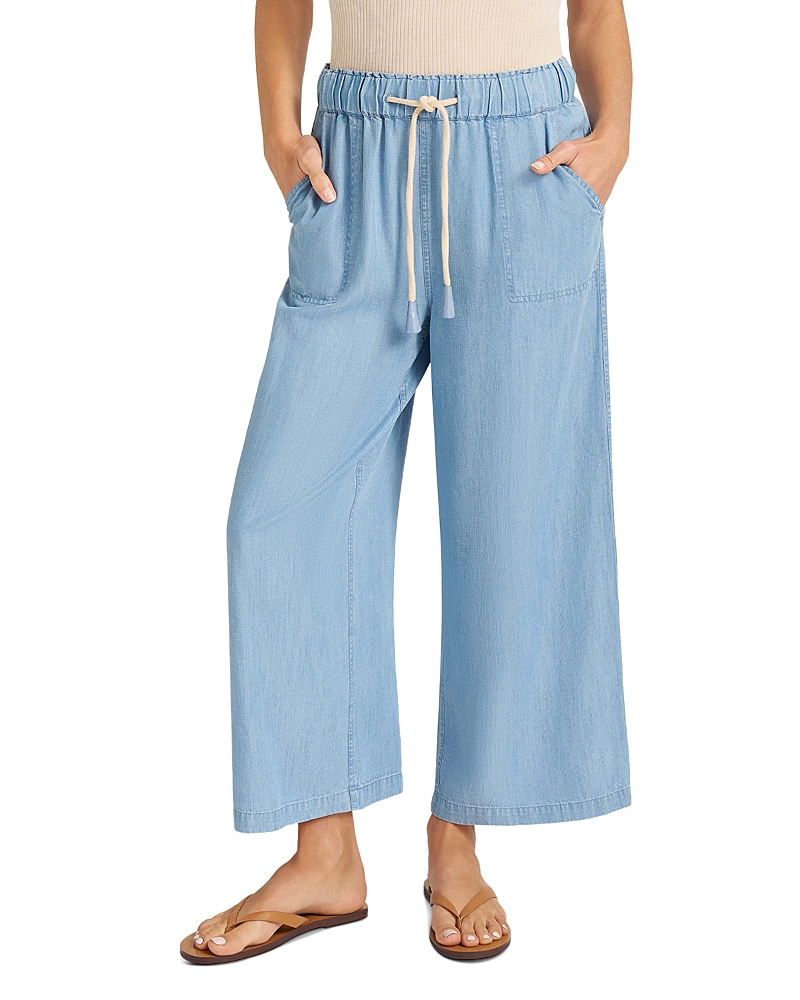 Matty M Laura Chambray Wide Leg Pants