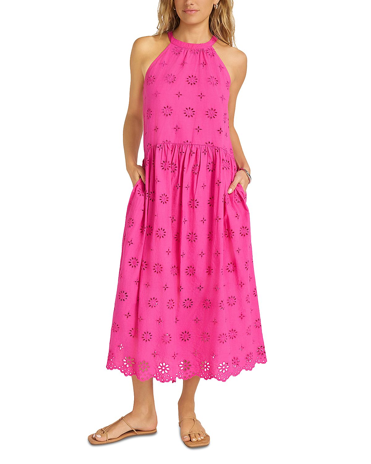 Matty M Rhea Halter Midi Dress