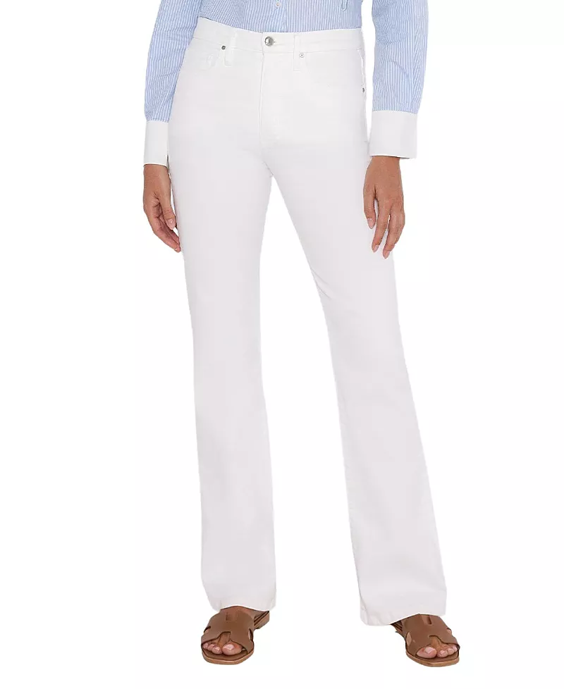 Rudes Denim Isabella Mini Flare in White
